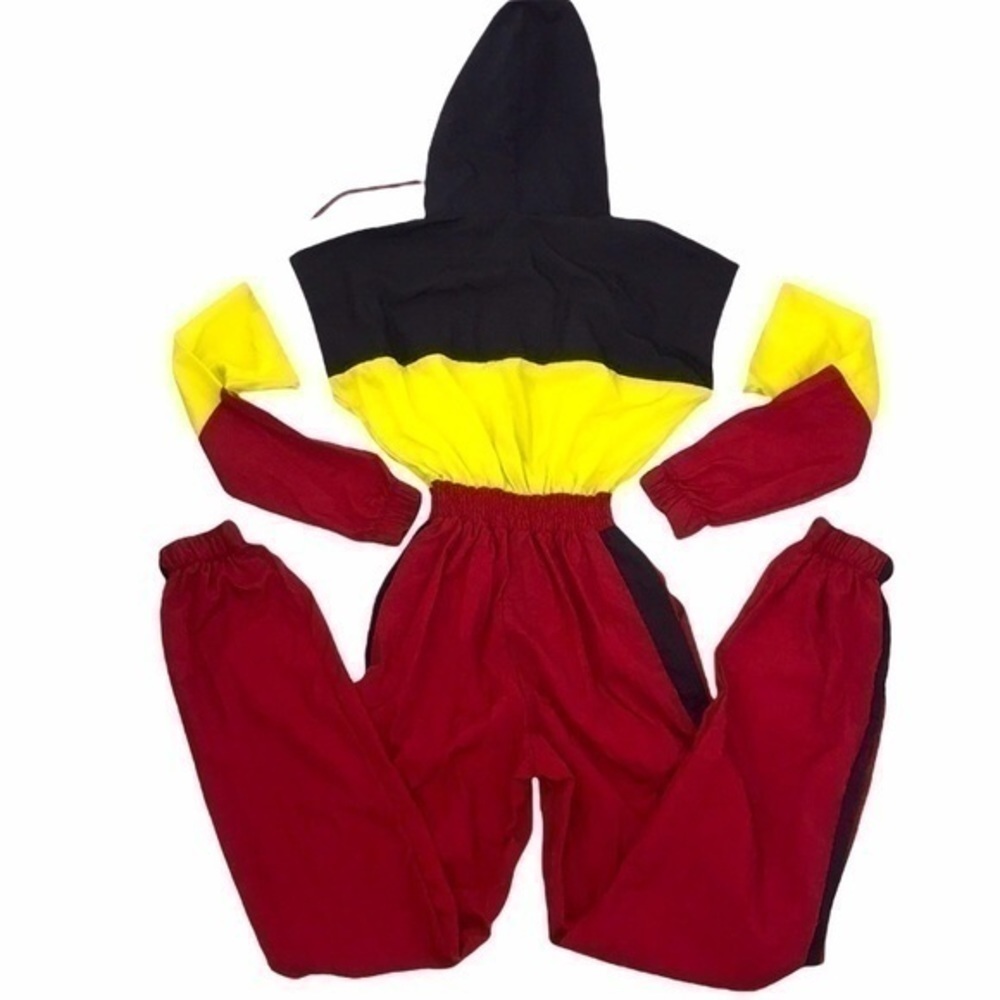 Color Block Front Zipper High Waist Jumpsuit - Picture 13 of 13